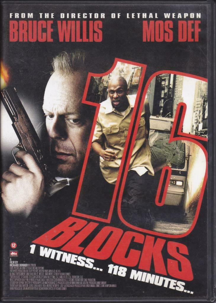 16 Blocks (dvd), Cd's en Dvd's, Vanaf 12 jaar, Ophalen of Verzenden