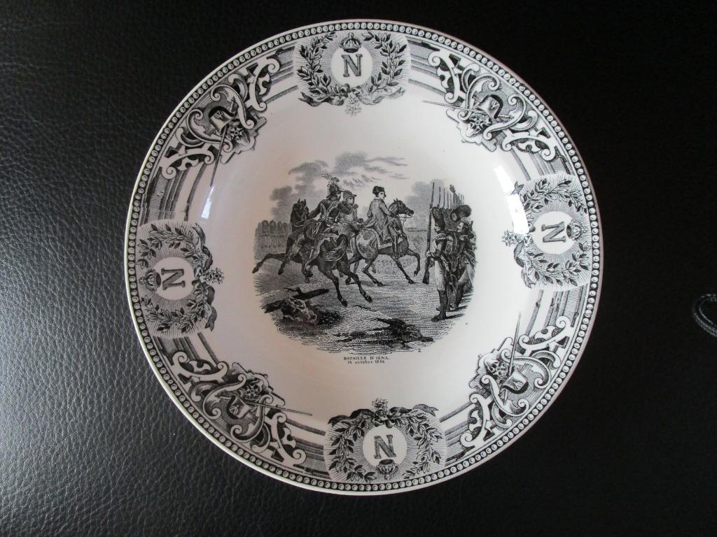 Vintage schotel, bord Boch, Napoleon, Antiek en Kunst, Verzenden