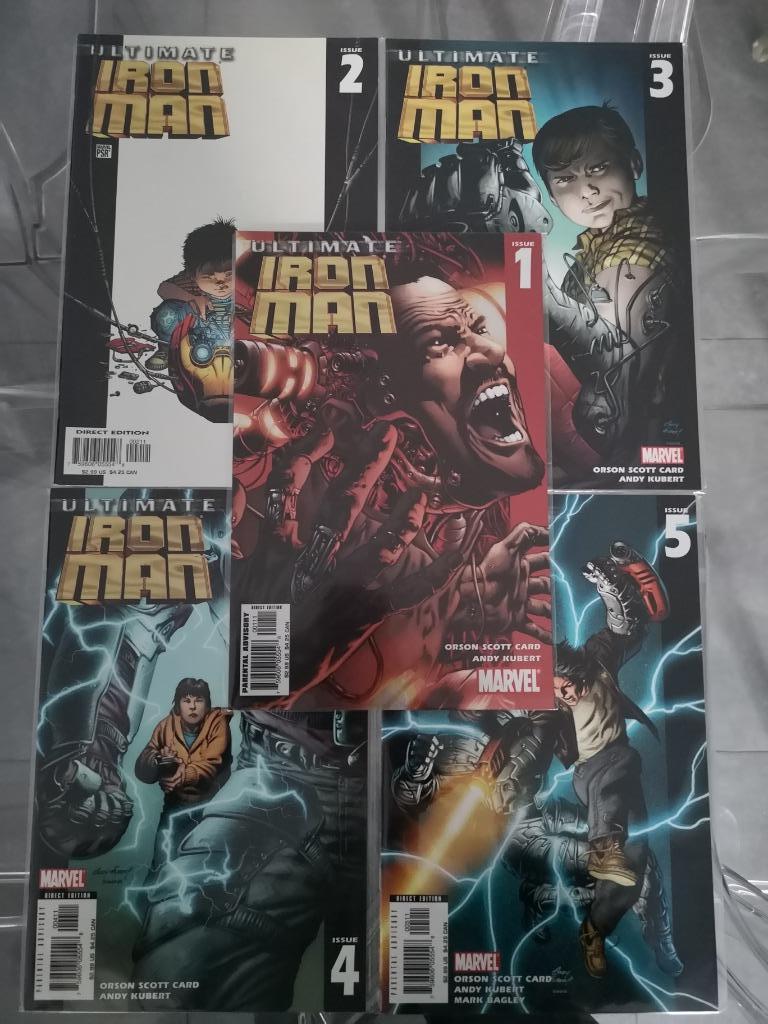 Ultimate Iron Man (vol.1) #1-5 (completed), Complete serie of reeks, Ophalen of Verzenden, Nieuw