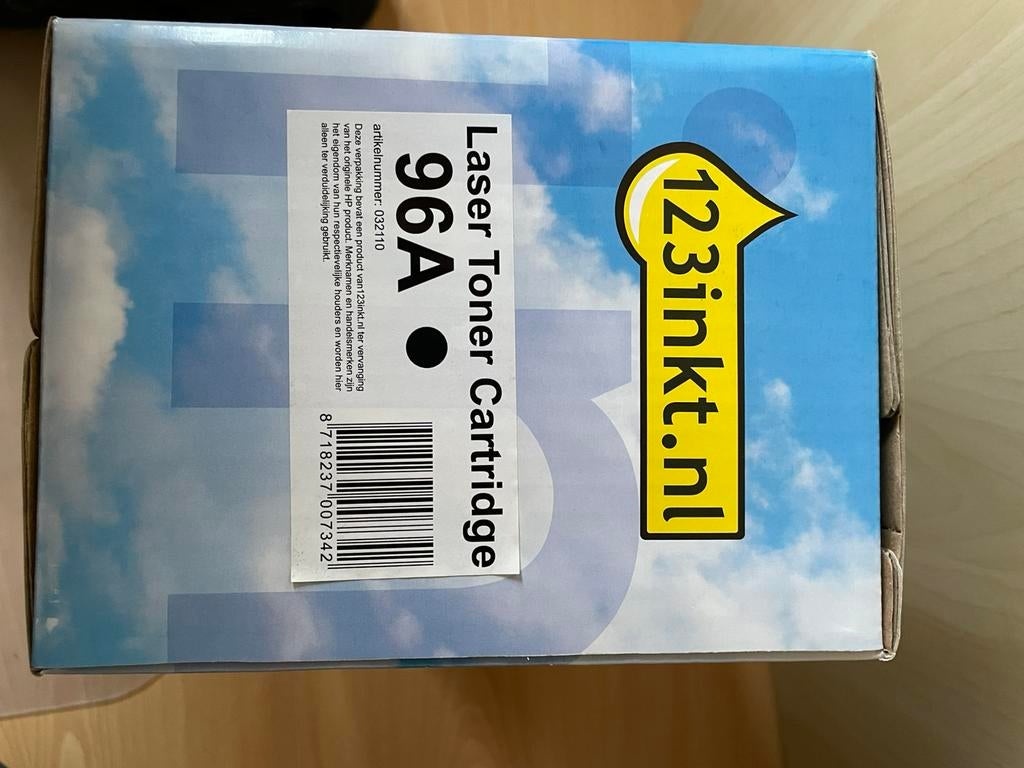 Laser toner 96A, Enlèvement, Toner