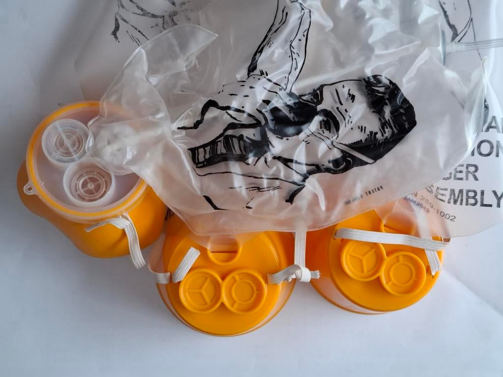 Masques à oxygène de démonstration, Enlèvement ou Envoi