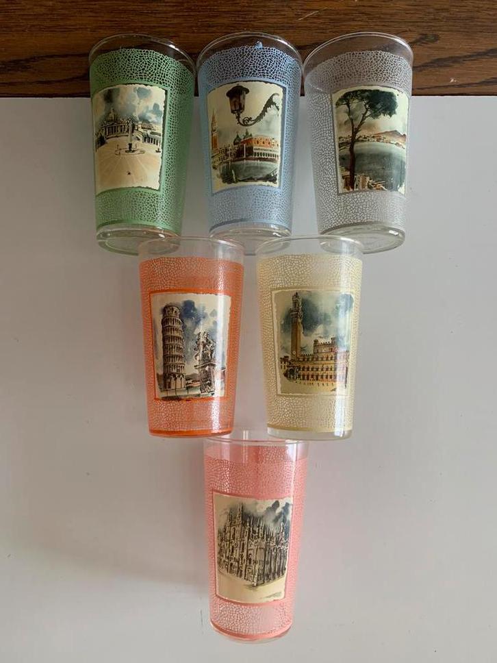Vintage glastoerisme Venetië Pisa Vaticaan …