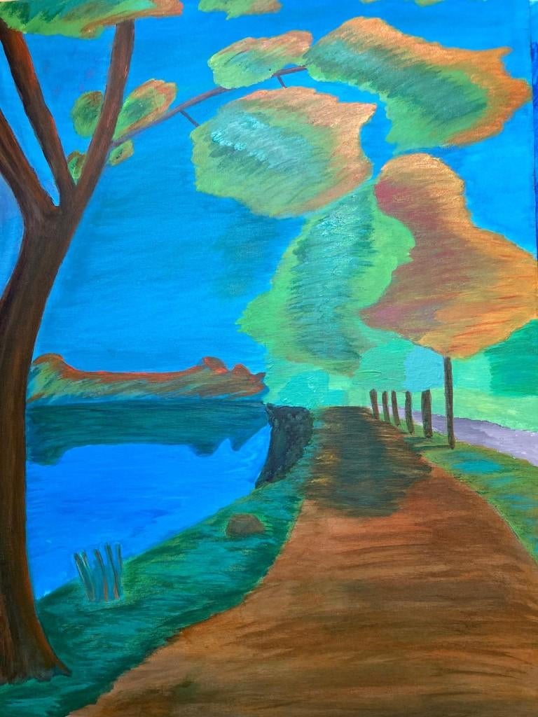 Peinture sur toile cadre tableau schilderij, Enlèvement ou Envoi