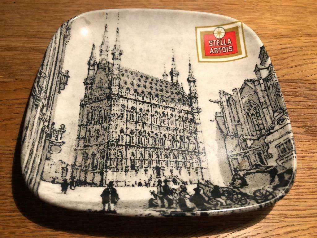vintage STELLA ARTOIS schoteltje melamine, Antiek en Kunst, Ophalen of Verzenden