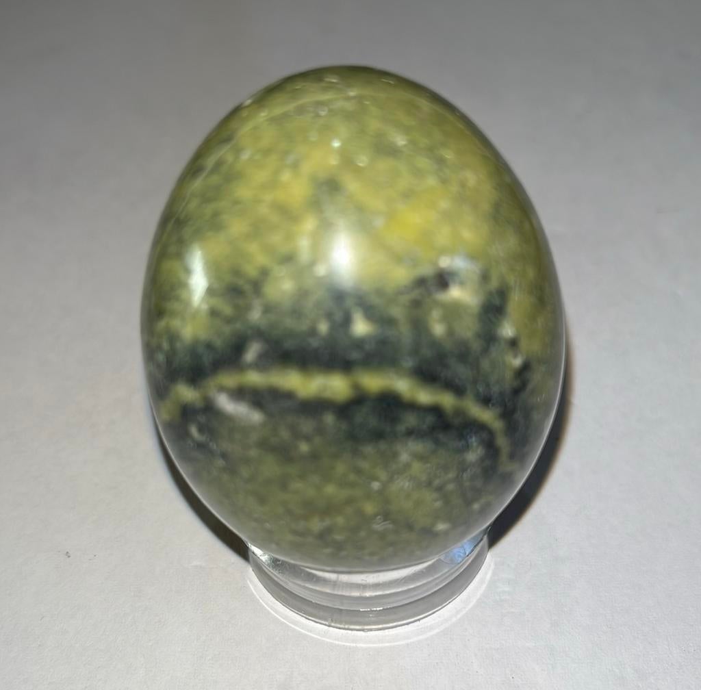 Serpentijn Ei - 128gram - 52mm x 42mm, Ophalen of Verzenden, Nieuw