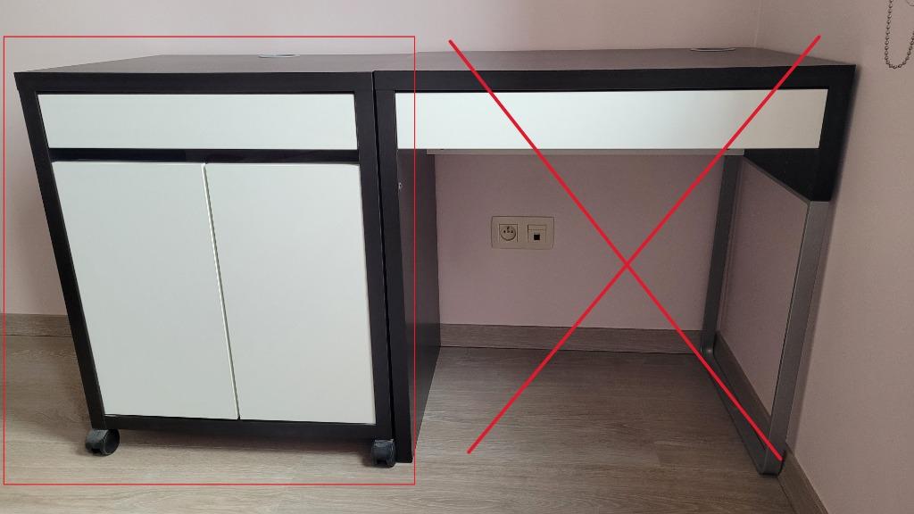 Bureau ladekast, Huis en Inrichting, Ophalen, Met wielen, Gebruikt
