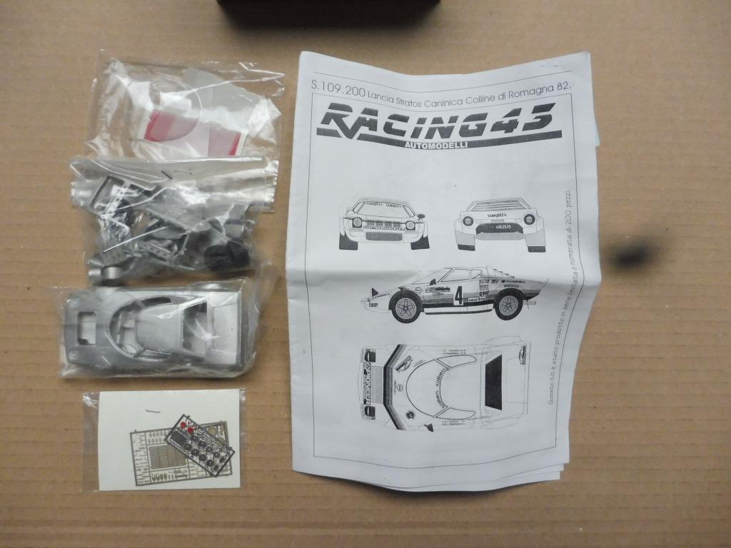 1:43 Racing43 nr.014 metal kit Lancia Stratos 1982 rally, Enlèvement ou Envoi, Comme neuf, 1:50 ou moins, Voiture