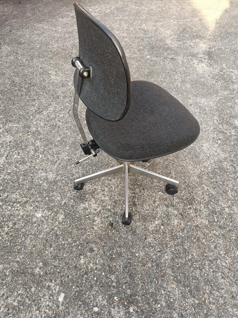 Vintage Labofa bureaustoel jaren 60, Enlèvement, Utilisé, Gris, Chaise de bureau