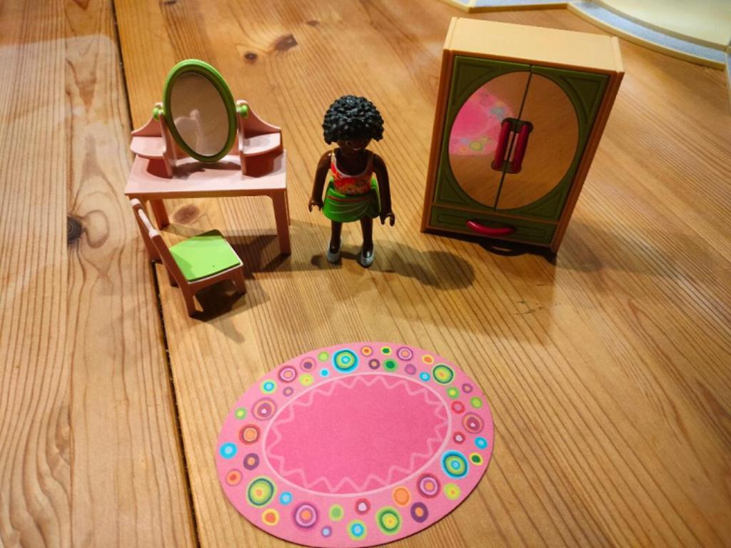 playmobil - Dressing + meuble de toilette, Enlèvement, Comme neuf, Playmobil en vrac