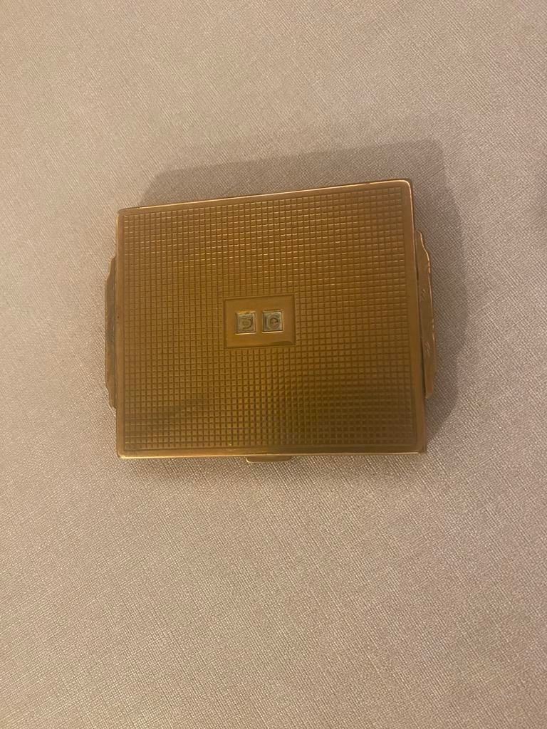 Vintage Pierre Cardin poederdoosje, Ophalen of Verzenden, Gebruikt