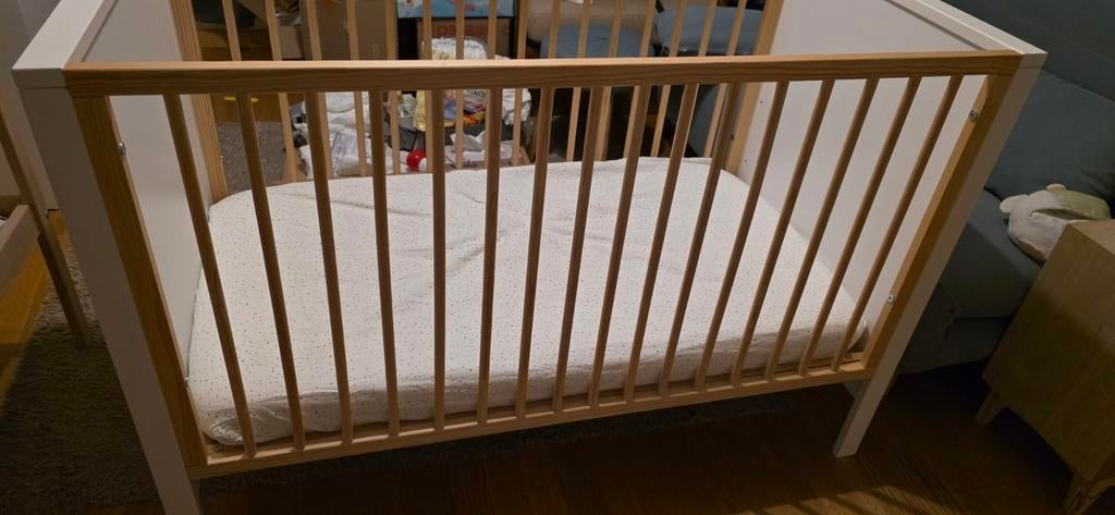 Kinderkraft mia lit bébé 60x120 cm, Enlèvement ou Envoi, Comme neuf, Berceau