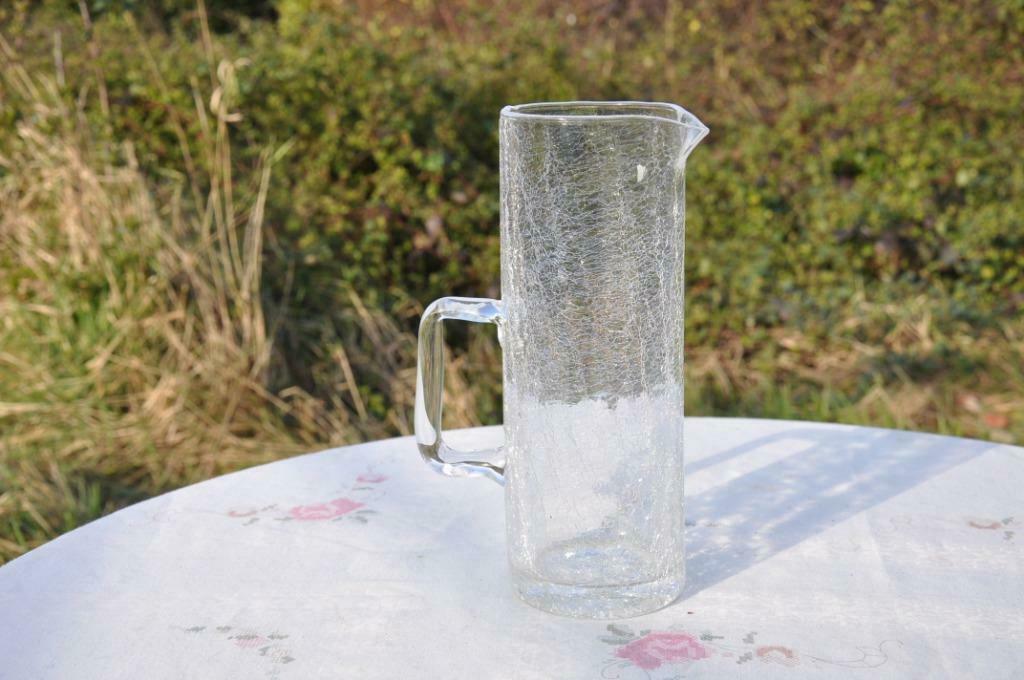 cruche cristallerie de boussu, Antiquités & Art, Antiquités | Verre & Cristal, Enlèvement ou Envoi