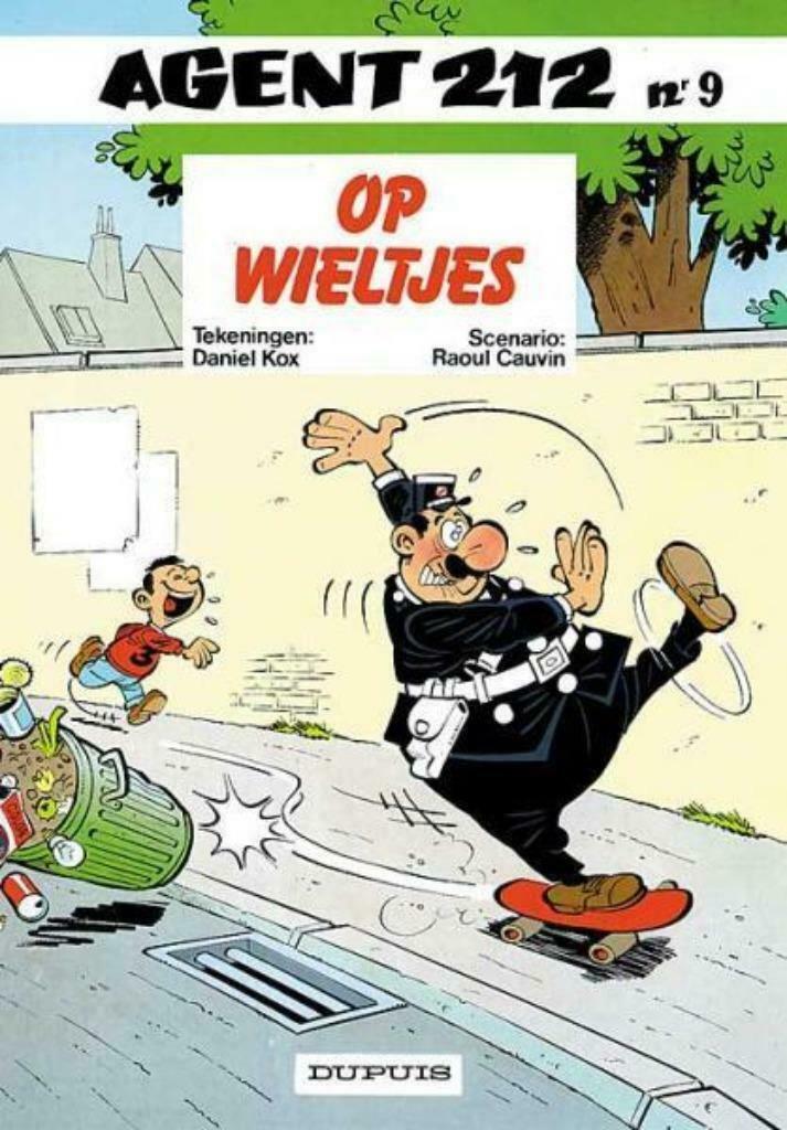 Agent 212 9: Op wieltjes (Kox/Cauvin), Eén stripboek, Ophalen of Verzenden, Nieuw