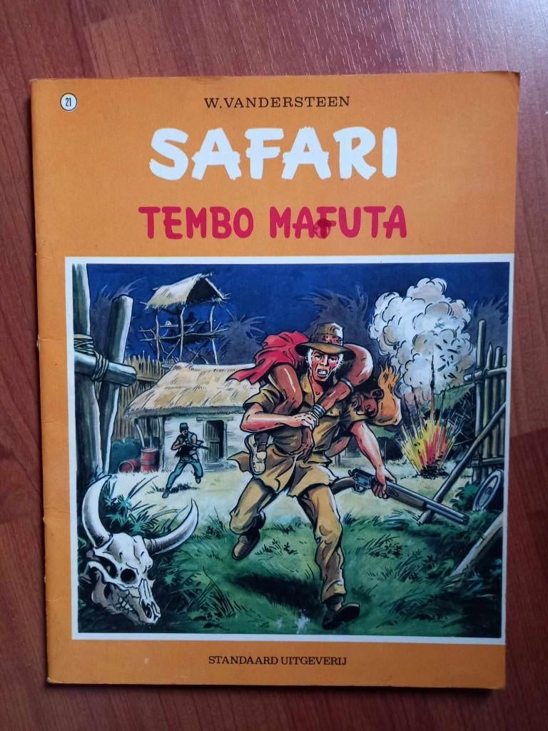 5x Safari - Nrs. 7 + 9 + 14 + 21. 1e druk! Goede staten, Meerdere stripboeken, Verzenden, Zo goed als nieuw