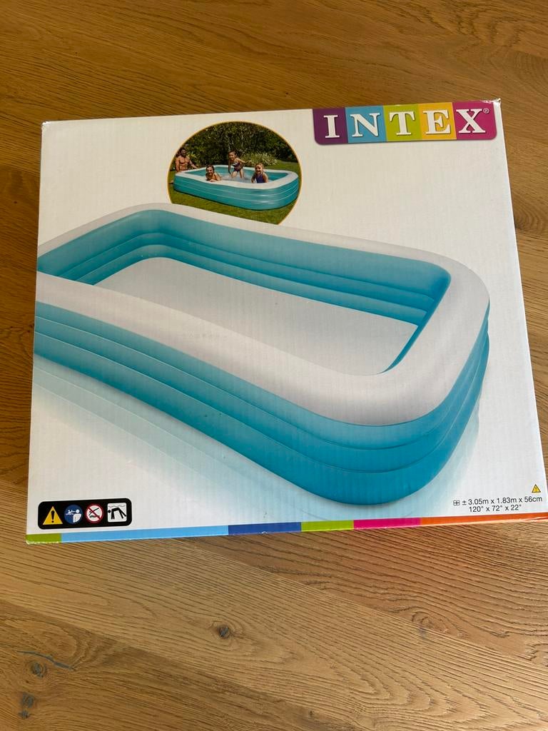 Opblaasbaar zwembad intex 3mx2m nieuw in doos, Neuf, 200 à 400 cm, Piscine gonflable, Moins de 200 cm