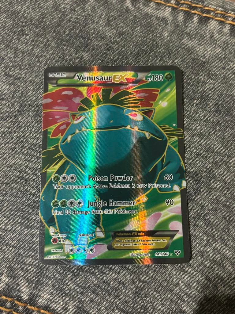 Venusaur ex 141/146 pokémonkaart, Hobby en Vrije tijd, Verzamelkaartspellen | Pokémon, Ophalen of Verzenden