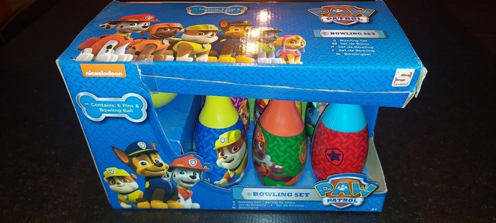 Bowling set Paw Patrol, Consoles de jeu & Jeux vidéo, Jeux | Autre, À partir de 3 ans, Enlèvement ou Envoi