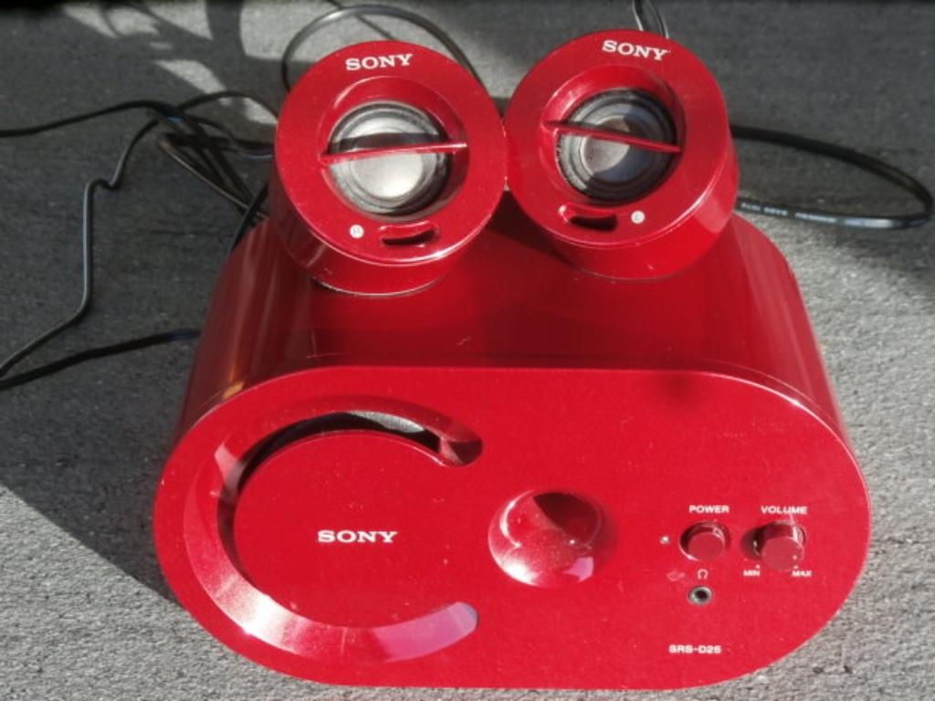 SONY Système d'enceintes actives de bureau SRS-D25, TV, Hi-fi & Vidéo, Enceintes, Enlèvement ou Envoi, Comme neuf, Autres types