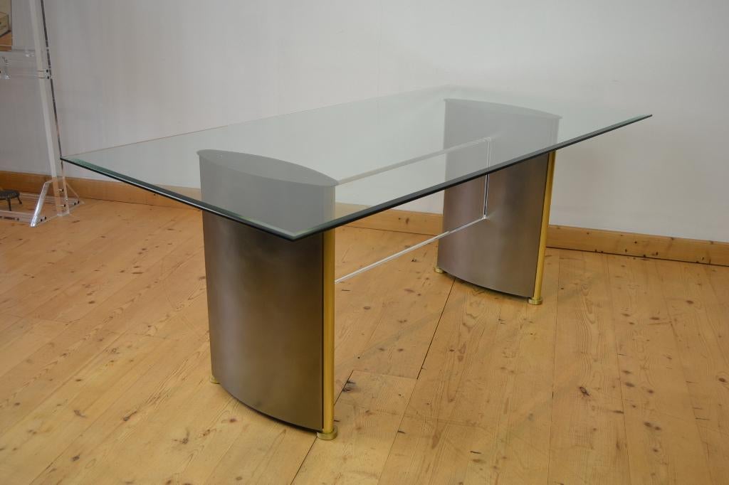 Vintage Belgo Chrom Eettafel - Tafel incl. tafelblad, Ophalen