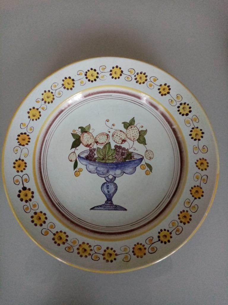 Large Assiette en céramique Perignem/Flandre 60s  35.50/36cm, Enlèvement ou Envoi