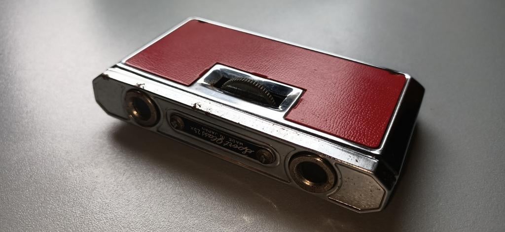 Vintage opvouwbare verrekijker/ toneelkijker (Japan), Audio, Tv en Foto, Optische apparatuur | Verrekijkers, Ophalen of Verzenden