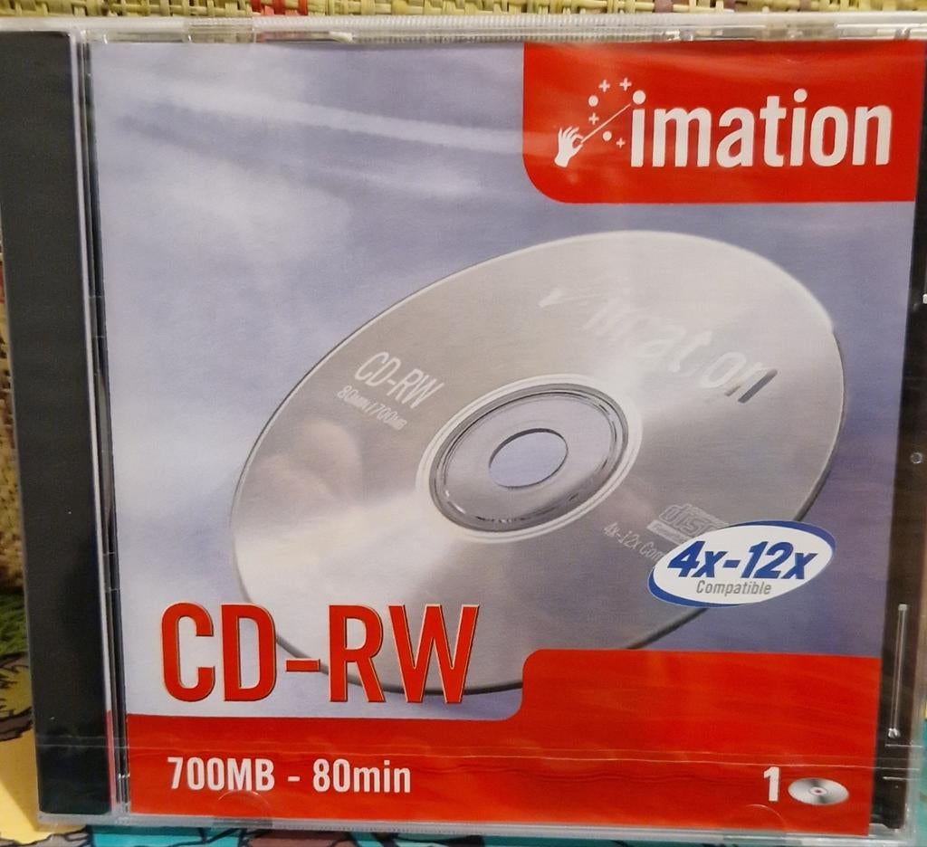 Imation 10 x CD-RW 700MB CD-RW ook SONY, PLATIMUM, PHILIPS.., Computers en Software, Ophalen of Verzenden, Nieuw, Cd