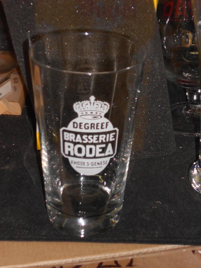 Bierglas.Gueuze.Brasserie Rodea.De Greef. D99, Verzamelen, Ophalen of Verzenden, Zo goed als nieuw, Glas of Glazen, Overige merken