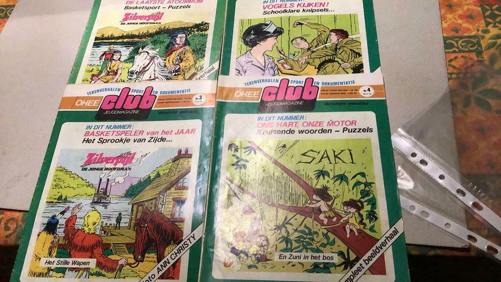 Ohee club magazine (x5), Boeken, Ophalen of Verzenden, Gelezen