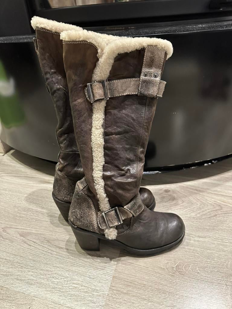 A vendre les bottes, Vêtements | Femmes, Enlèvement ou Envoi, Comme neuf, Brun, Linea Zeta