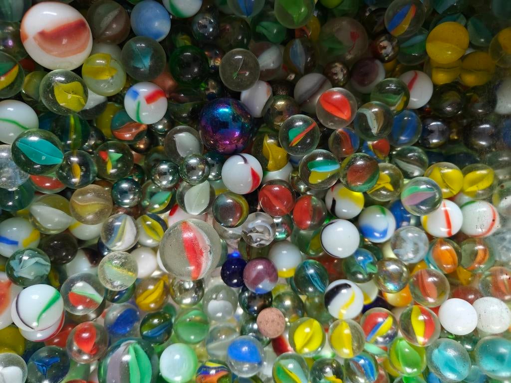 Verzameling knikkers - 4 kg, Ophalen of Verzenden, Zo goed als nieuw