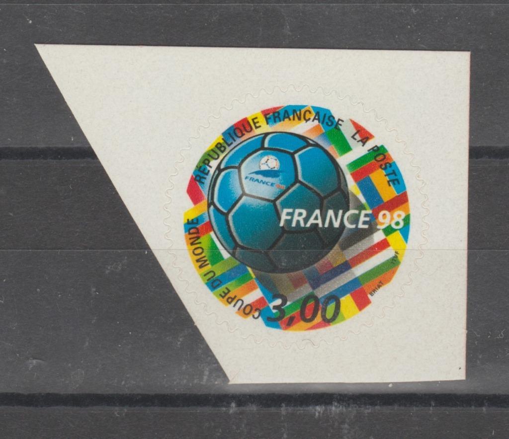 France 1998 Coupe du monde de football France'98 **, Envoi, Non oblitéré, Sport