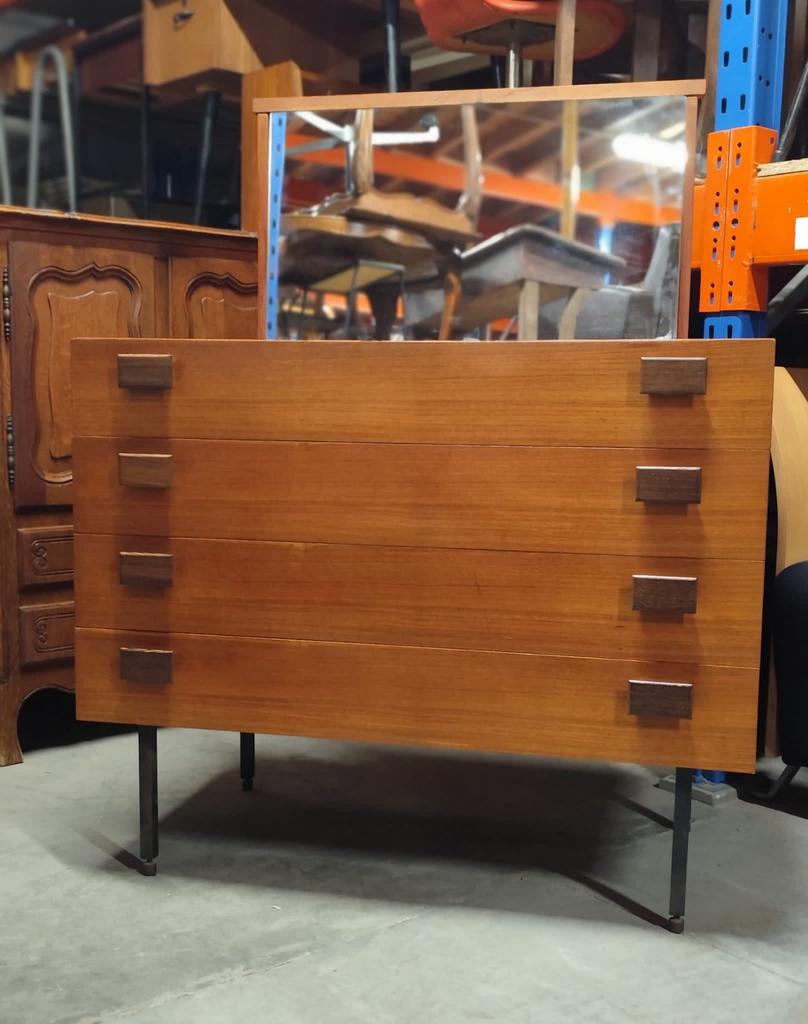 Vintage commode met spiegel O.M.F., Ophalen