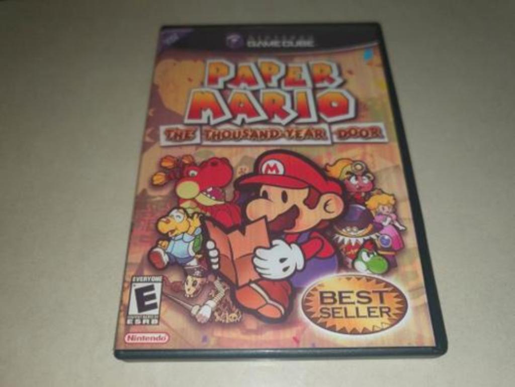 Paper Mario The Thousand Year Door Gamecube GC Game Case (2), Envoi, Comme neuf