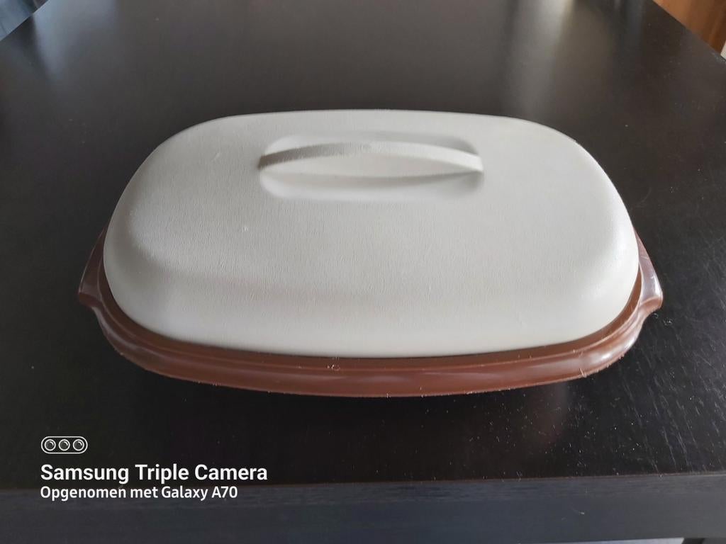 Lage serveerwonder, Huis en Inrichting, Keuken | Tupperware, Ophalen of Verzenden, Zo goed als nieuw, Bruin, Bak of Kom