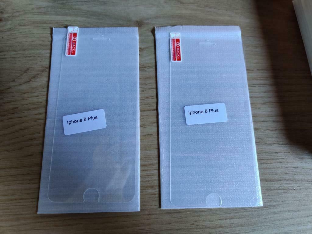 2 verre trempé iphone 6 Plus / 6S Plus / 7 Plus / 8 Plus, Télécoms, Enlèvement ou Envoi, Neuf, Façade ou Cover