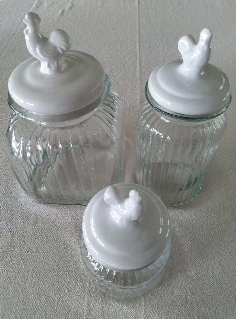 Vintage glazen bokalen, Huis en Inrichting, Ophalen, Zo goed als nieuw