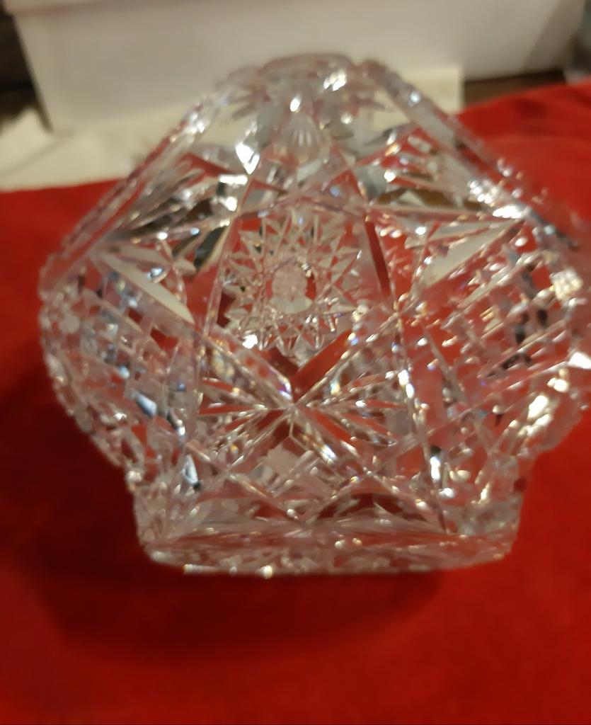 Mandje in glas, Antiek en Kunst, Ophalen