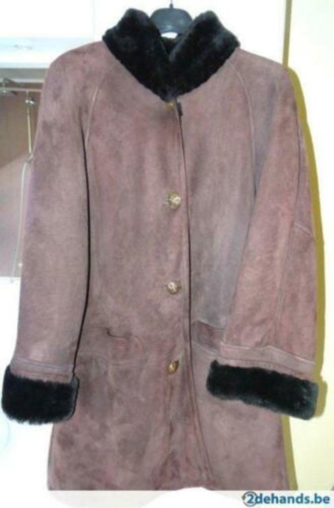 Wintermantel, Kleding | Dames, Bruin, Maat 42/44 (L), Gedragen, Ophalen