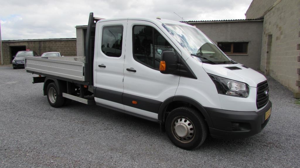 FORD TRANSIT DOUBLE-CABINE MAXI.annee 2019 16500€, Auto's, 4 deurs, Euro 6, 4 cilinders, Bedrijf