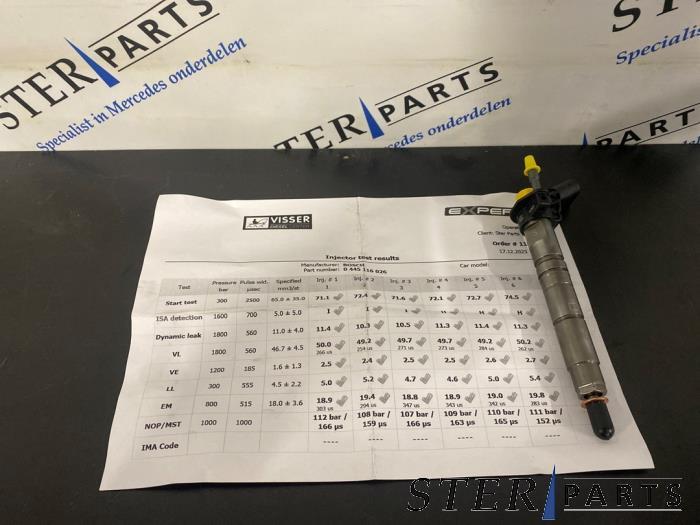 Injecteur (diesel) d'un Mercedes C-Klasse, 3 mois de garantie, Utilisé, -, -