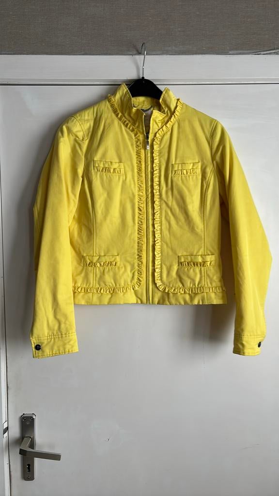 Xandres kort geel jasje 40, Kleding | Dames, Ophalen of Verzenden, Zo goed als nieuw, Geel