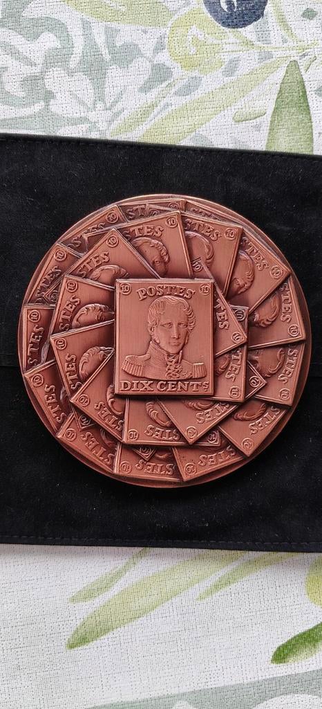 2000 Millenium bronzen kalender met Leopold 1 op., Ophalen