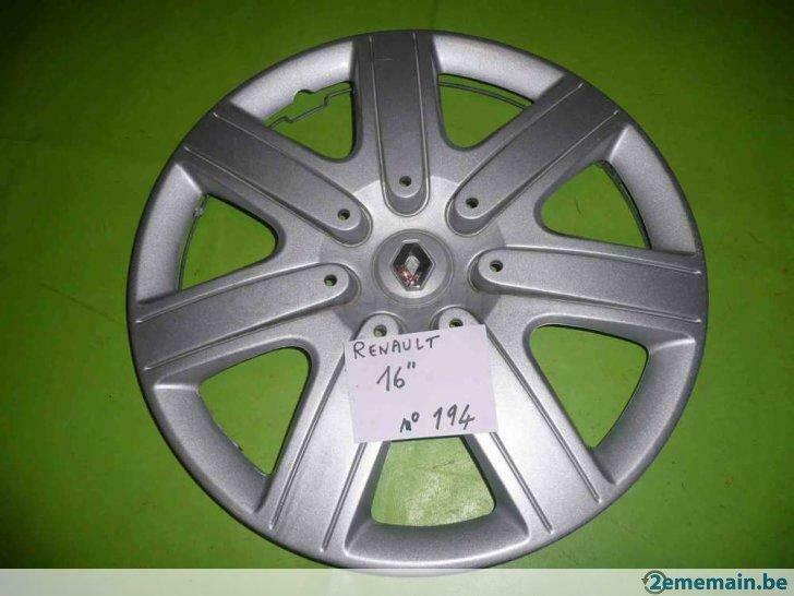 enjoliveur Renault 16'' ( n°194) 1 pc, Enlèvement ou Envoi, 16 pouces, Utilisé, Jante(s)