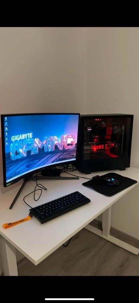 gaming pc rtx 3070, Ophalen, 32 GB, Custom Build, Zo goed als nieuw