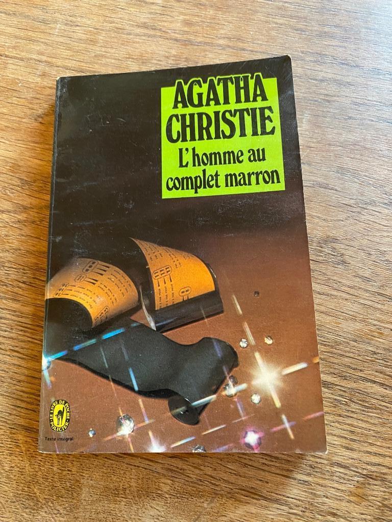 Agatha Christie L’Homme au complet marron Poche 1980 B état, Envoi, Utilisé, Agatha Christie