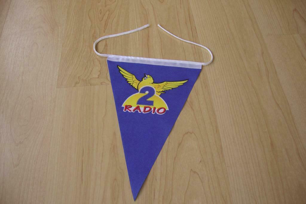 Radio2 vlaggetje, Ophalen of Verzenden, Zo goed als nieuw, Overige typen