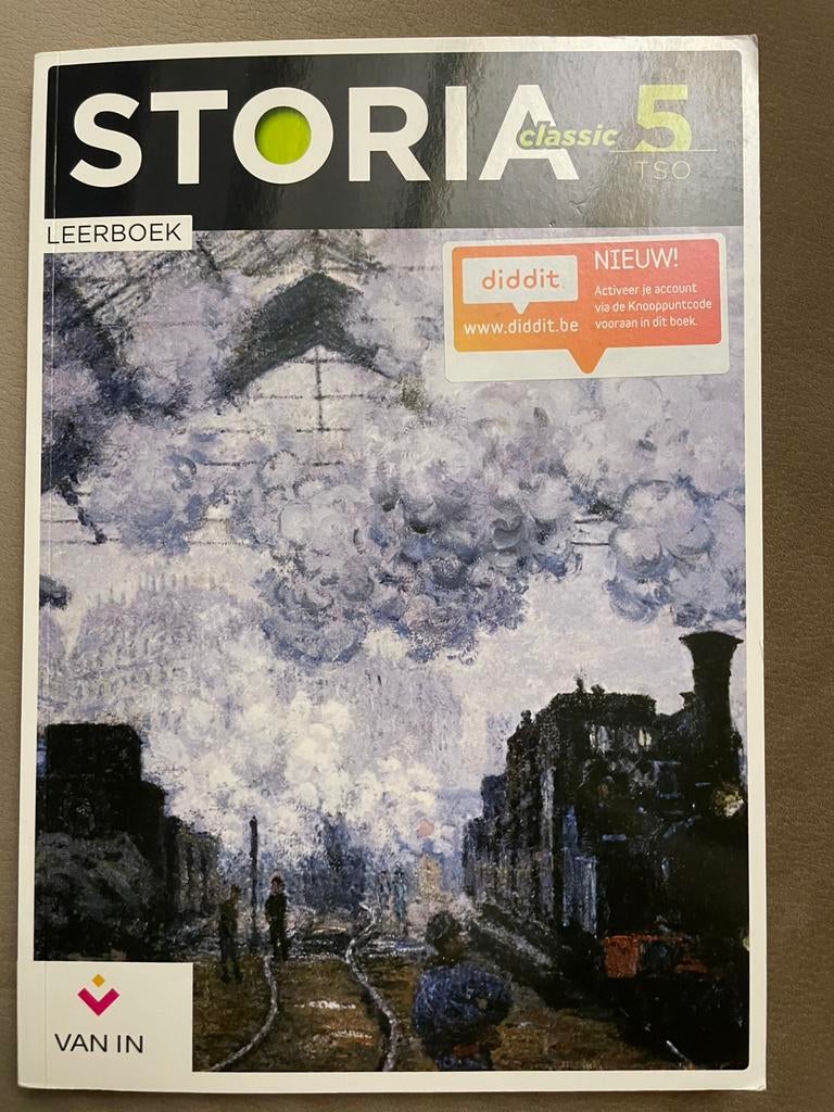 Geschiedenisboe Storia CLASSIC 5 TSO - leerboek, Boeken, Geschiedenis, Ophalen of Verzenden, Zo goed als nieuw, Van In