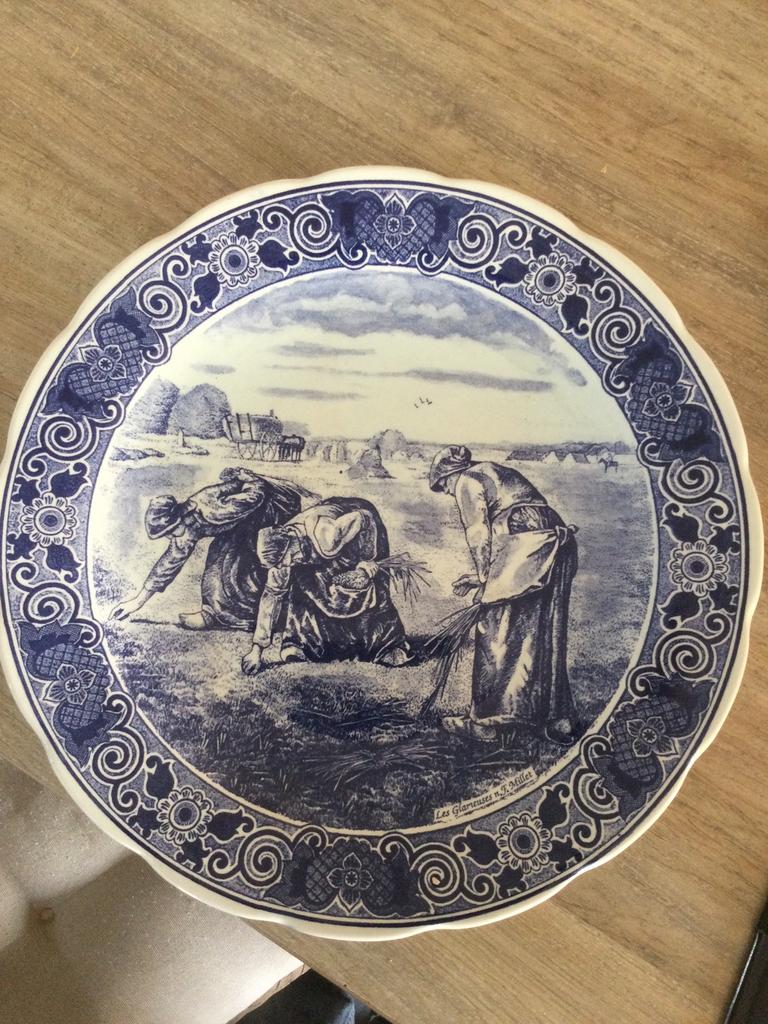 Delfts blauw bord, Ophalen of Verzenden