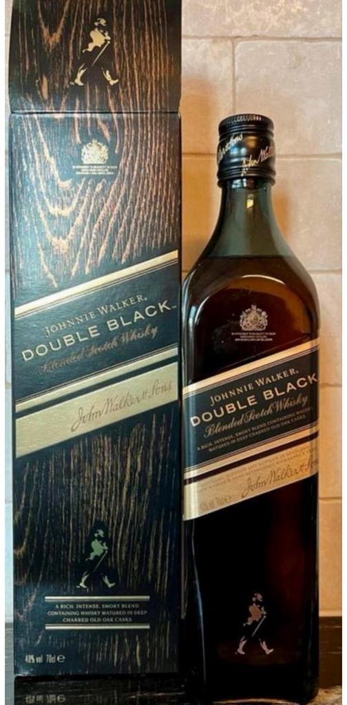 Johnnie Walker Double Black whisky met verpakking, Collections, Enlèvement, Comme neuf