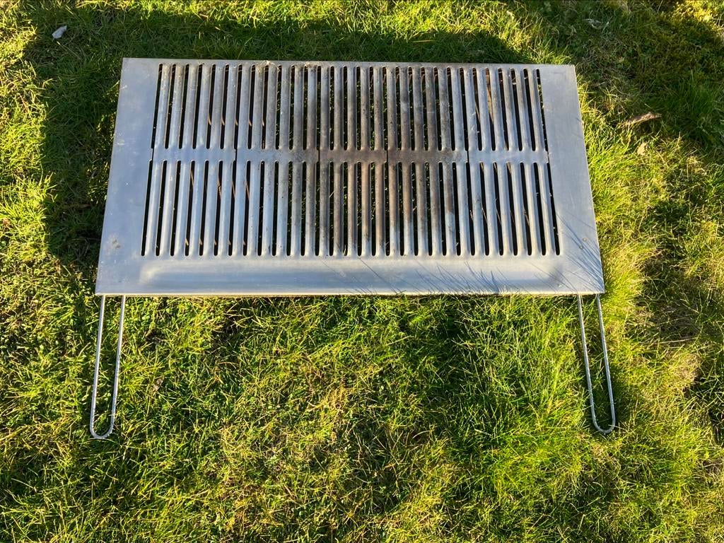Barbecue-rooster in roestvrijstaal, Tuin en Terras, Ophalen, Gebruikt